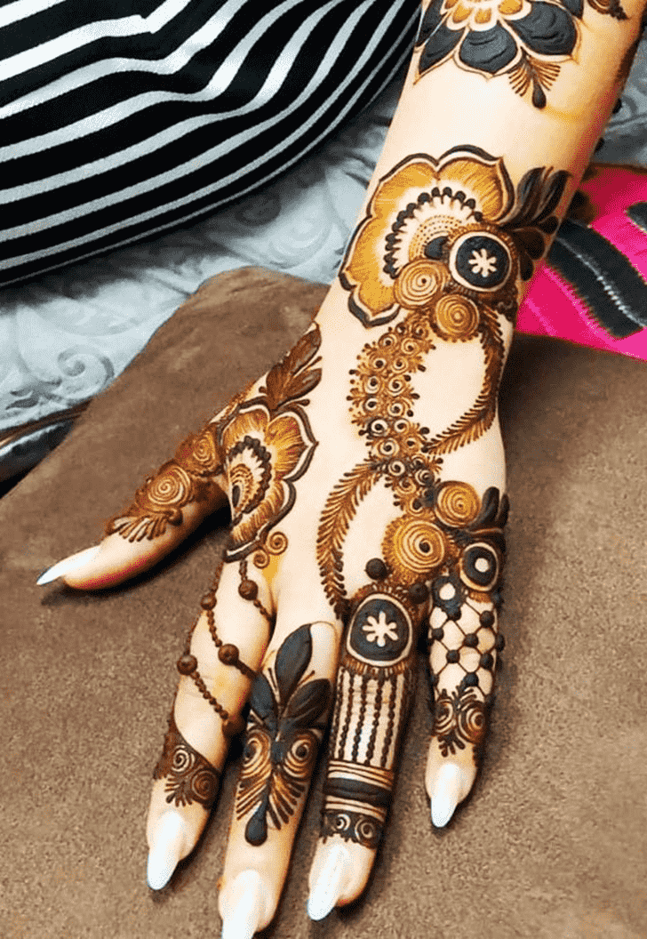 Adorable Lovely Henna design