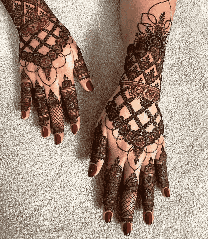 Gorgeous Lovely Henna design