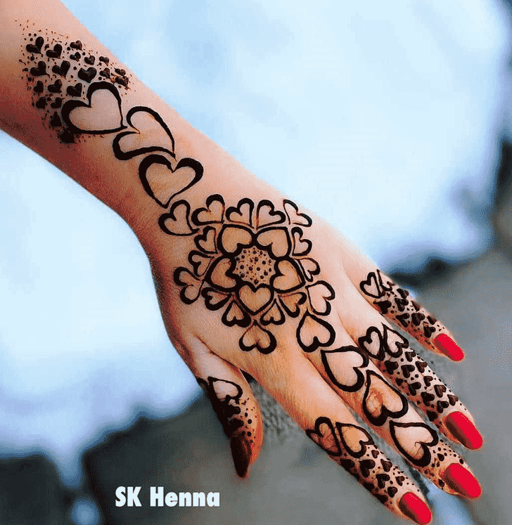 Radiant Lovely Henna design