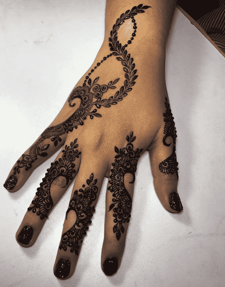 Captivating Lucknow Henna Design