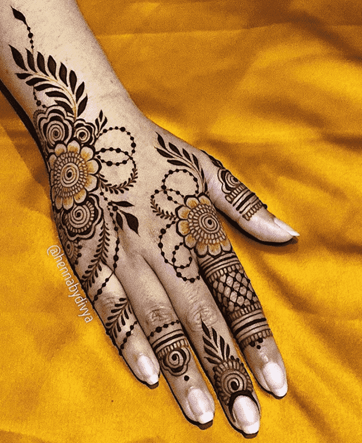 Awesome Lucknow Henna Design