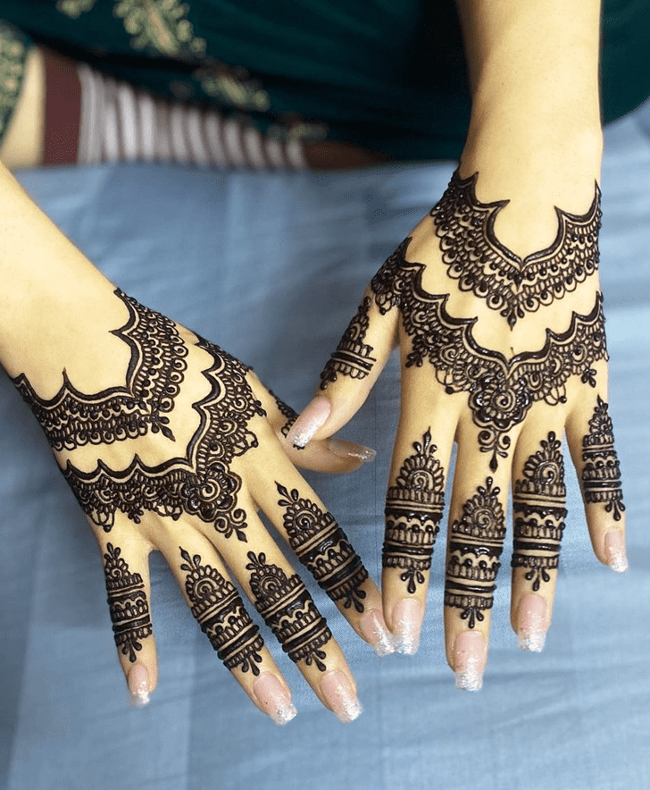 Fine Ludhiana Henna Design