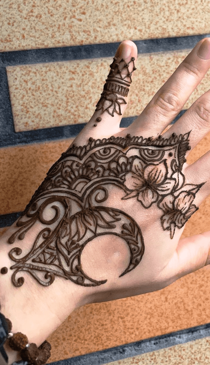 Angelic Malayalam Henna Design