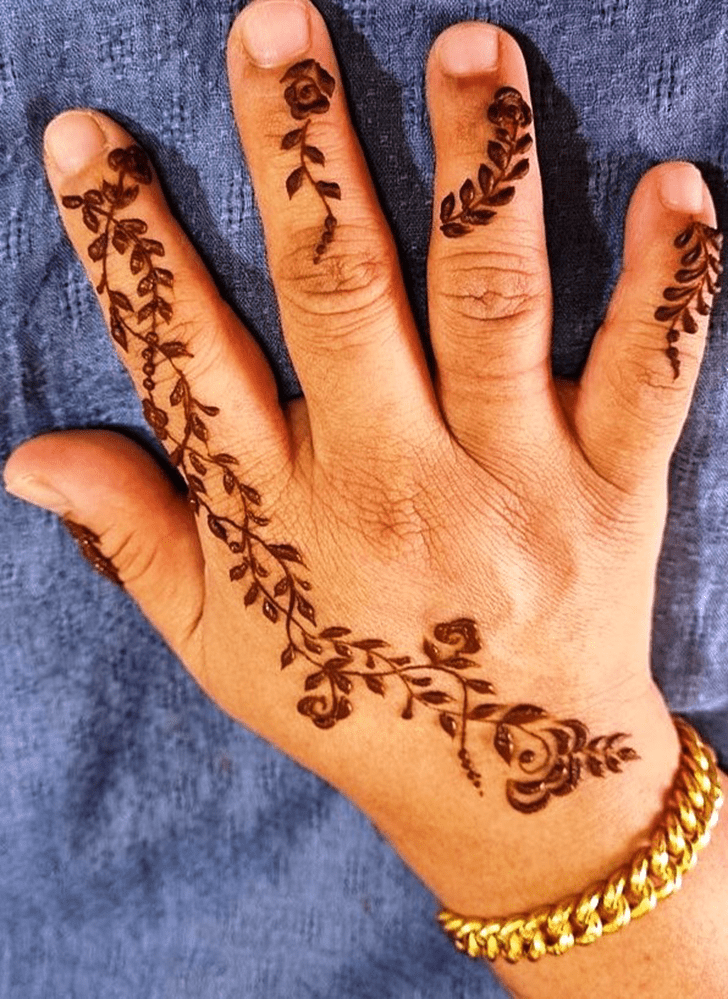 Magnificent Malayalam Henna Design