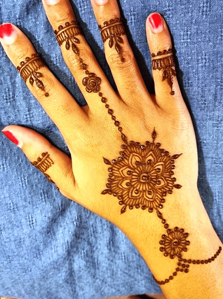Mesmeric Malayalam Henna Design