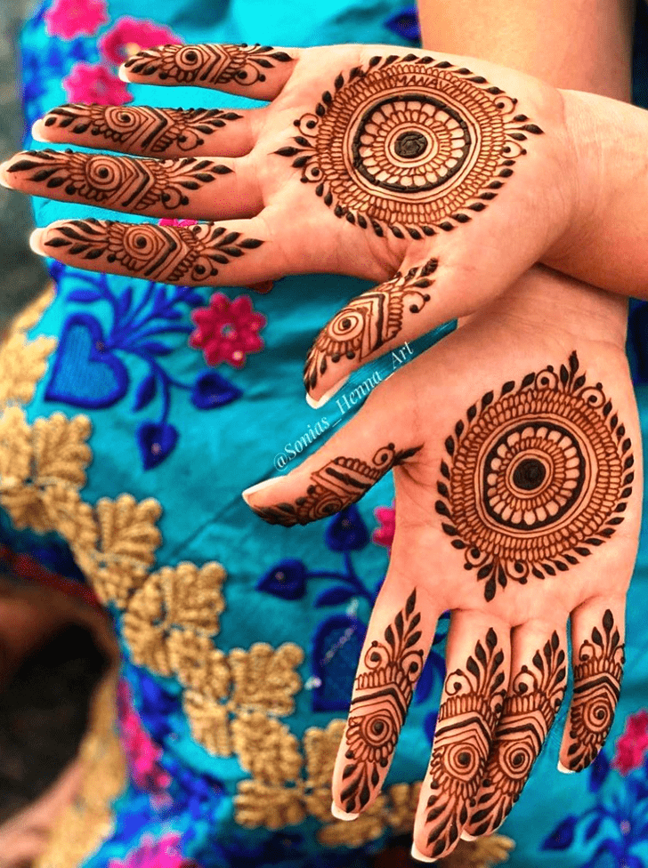 Ravishing Malayalam Henna Design