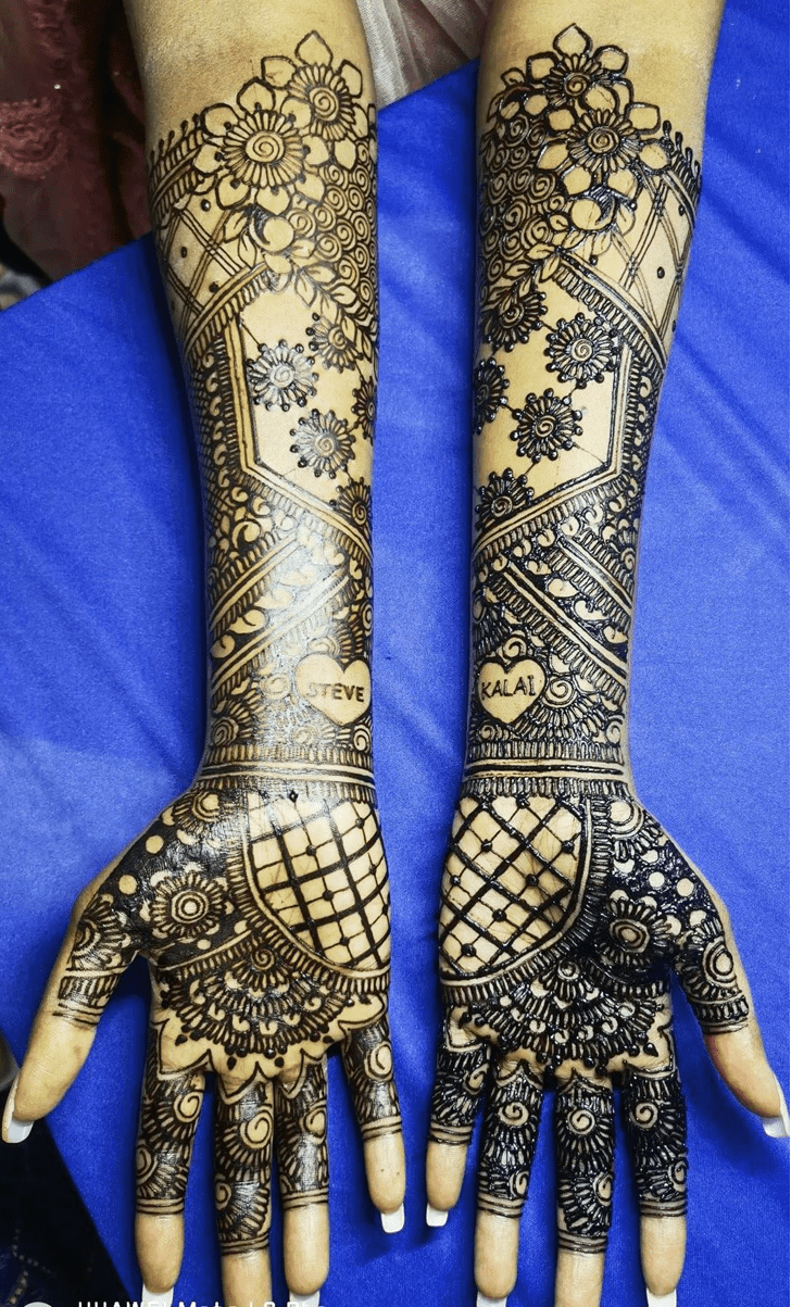 Stunning Malayalam Henna Design