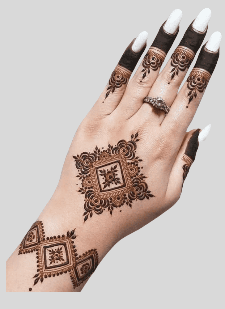 Adorable Malaysia Henna Design