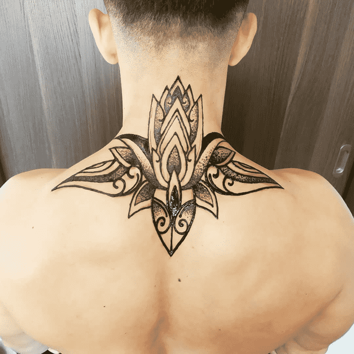 Charming Male Henna Design