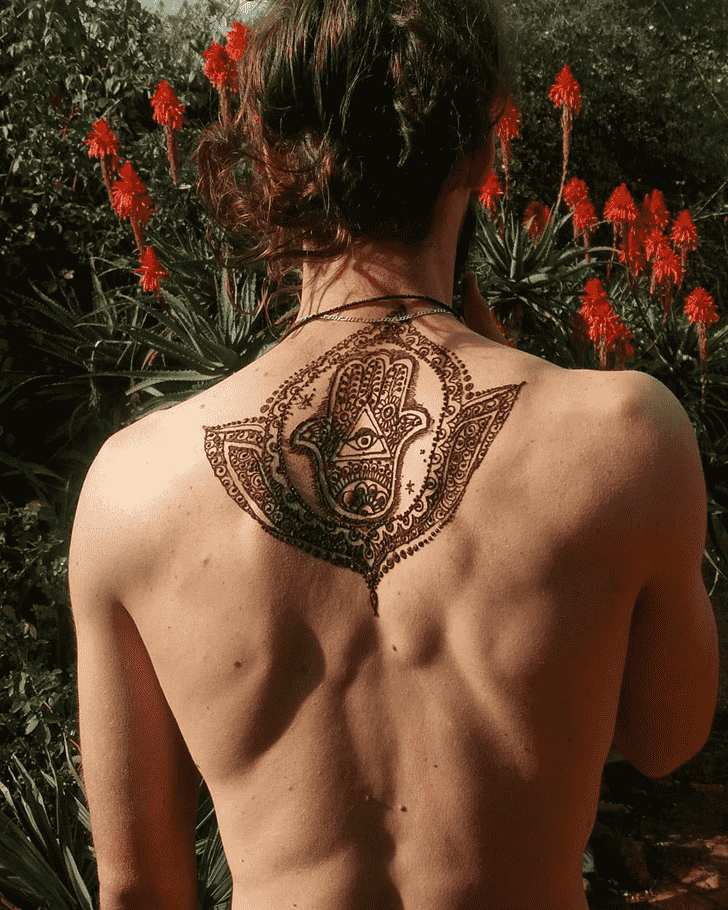 Pleasing Male Henna Design