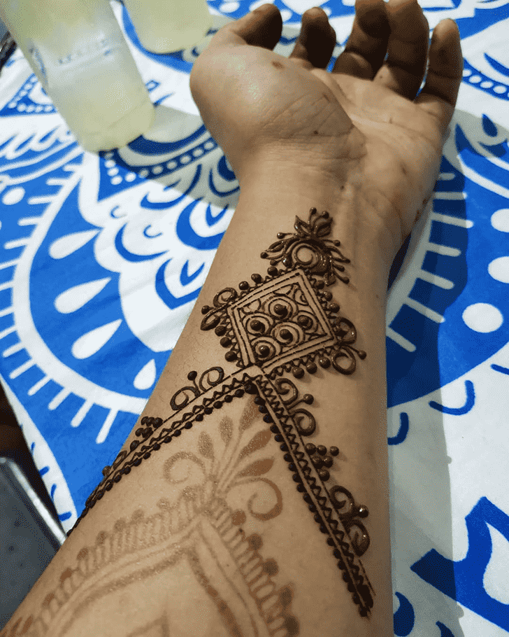 Stunning Male Henna Design