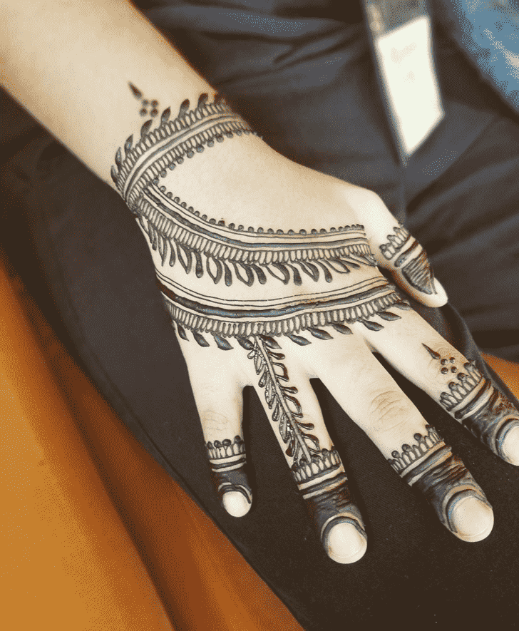 Arm Man Henna Design