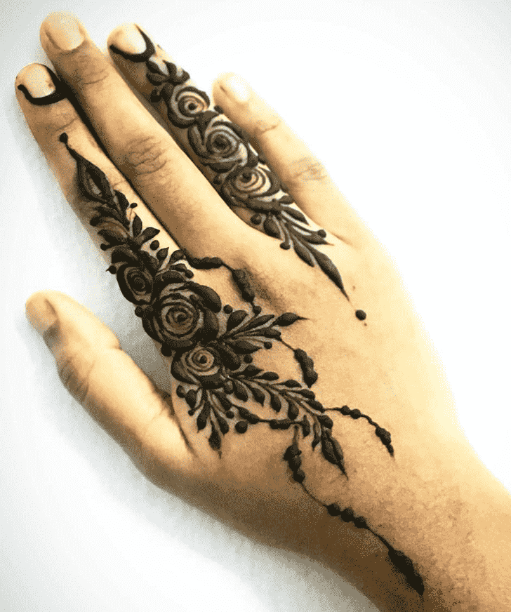 Pleasing Manali Henna Design