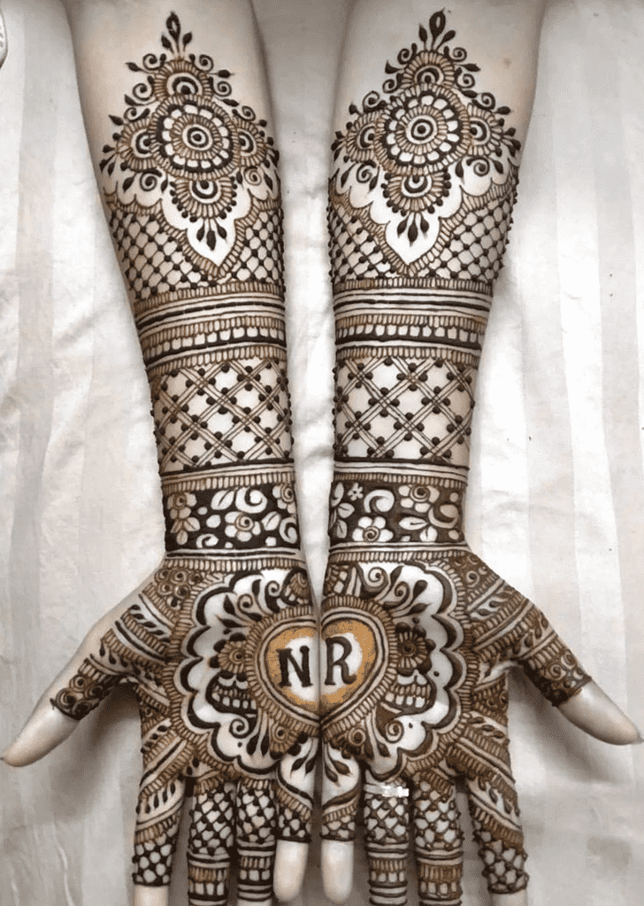 Arm Mandala Henna Design
