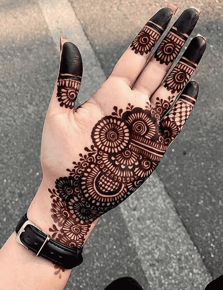 Adorable Mangalore Henna Design