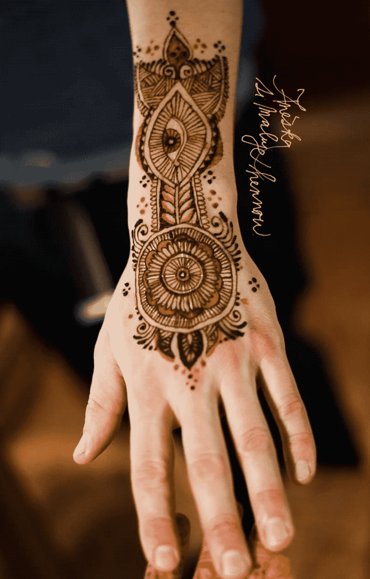 Arm Mangalore Henna Design