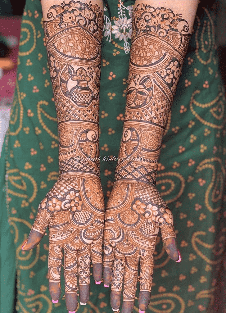 Exquisite Mangalore Henna Design