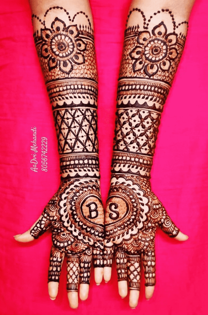 Graceful Mangalore Henna Design