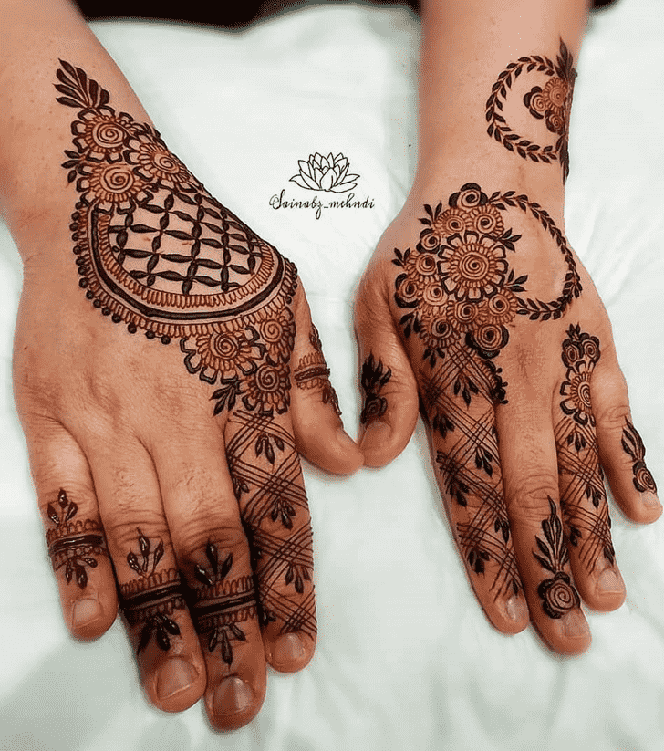 Awesome Mangalore Henna Design