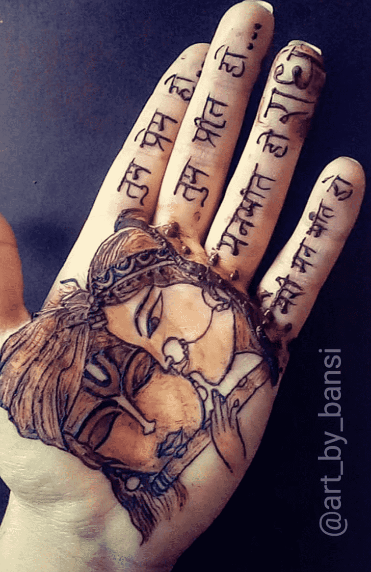 Mesmeric Mangalore Henna Design