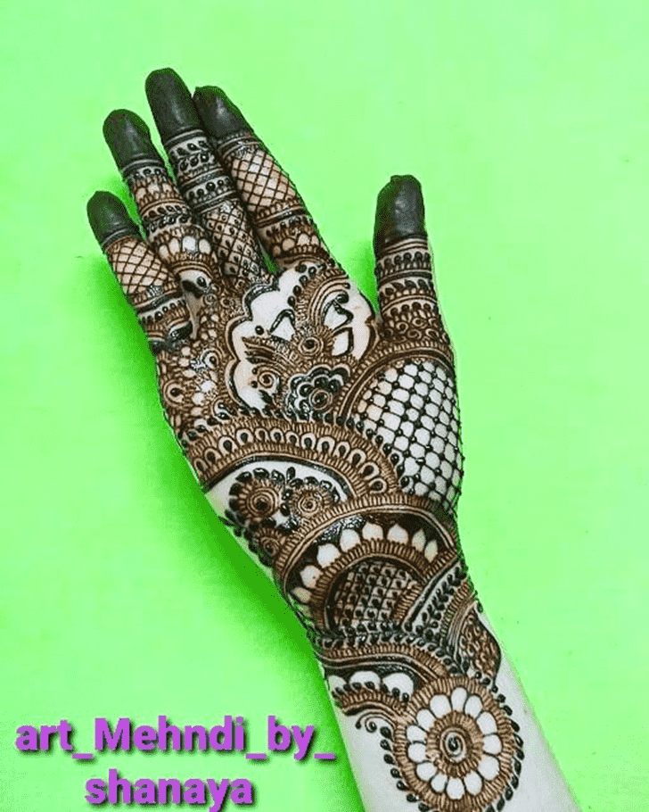 Slightly Mangalore Henna Design