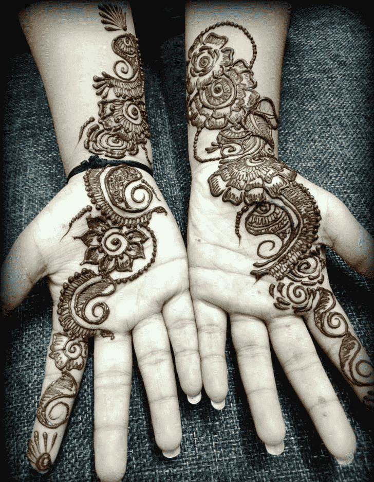 Bewitching Manipur Henna Design