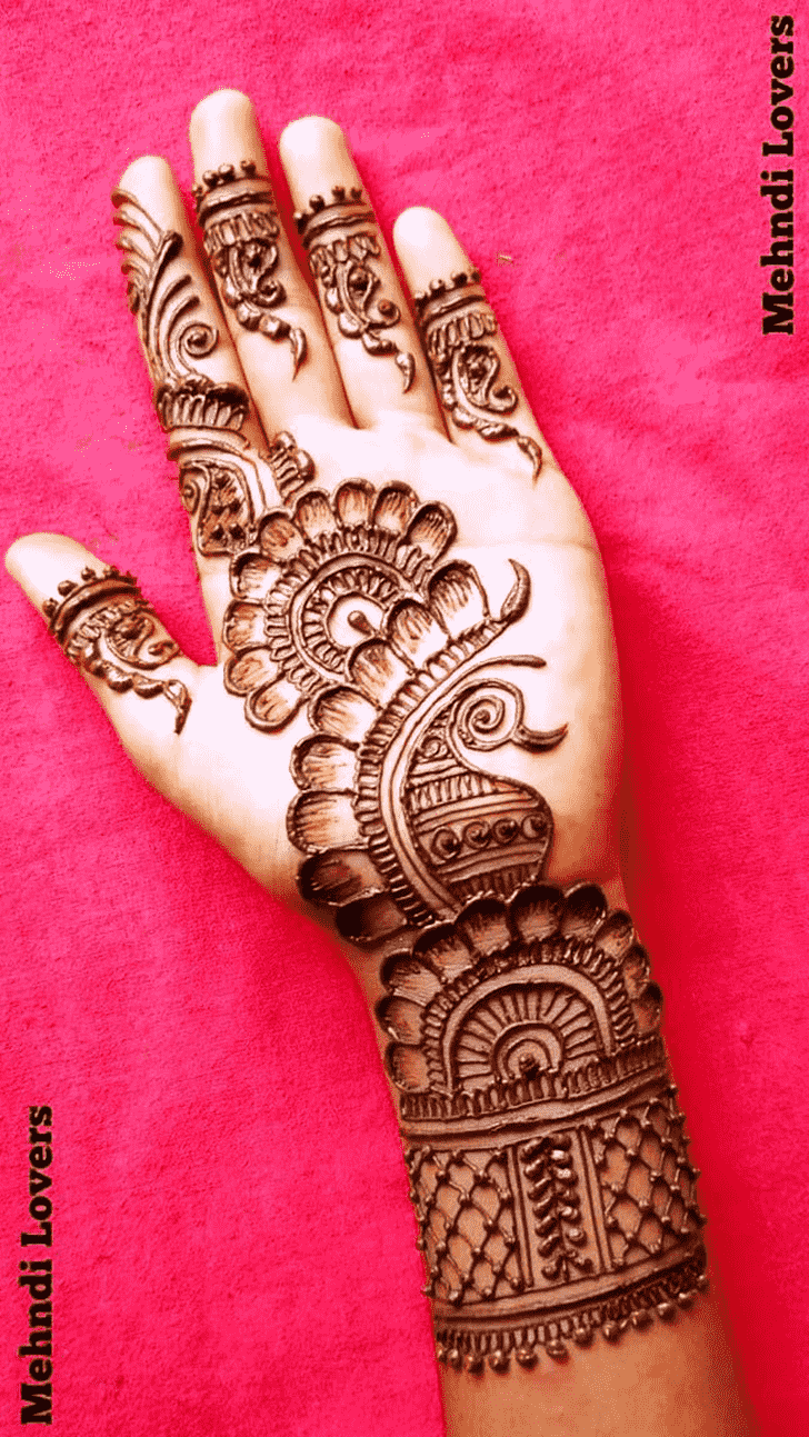 Captivating Manipur Henna Design