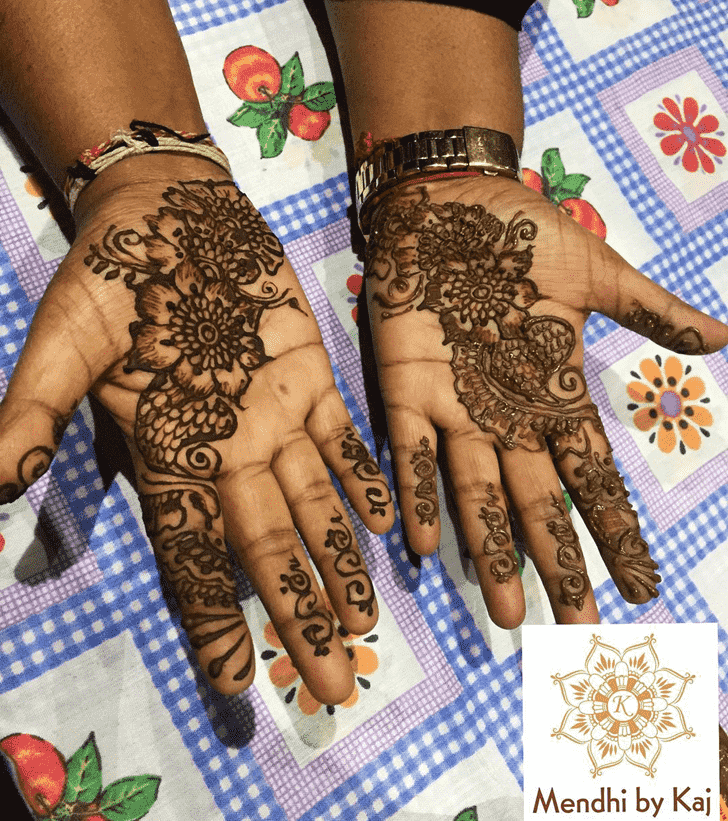 Delightful Manipur Henna Design