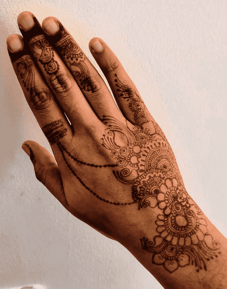 Arm Manipur Henna Design