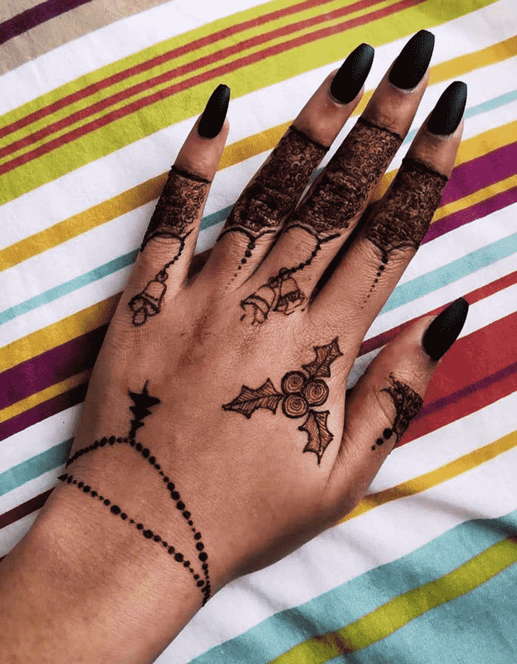 Elegant Manipur Henna Design