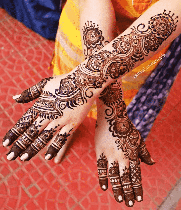 Enthralling Manipur Henna Design