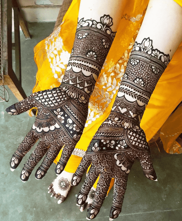 Arm Marwari Henna Design