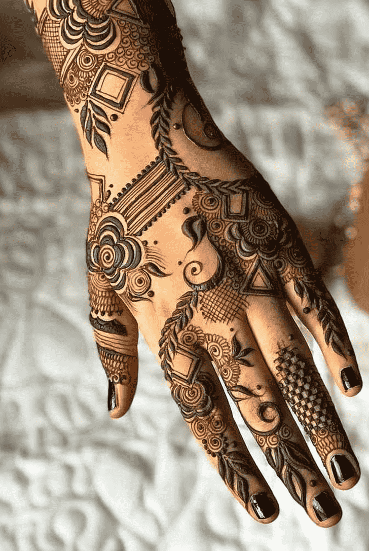 Exquisite Marwari Henna Design