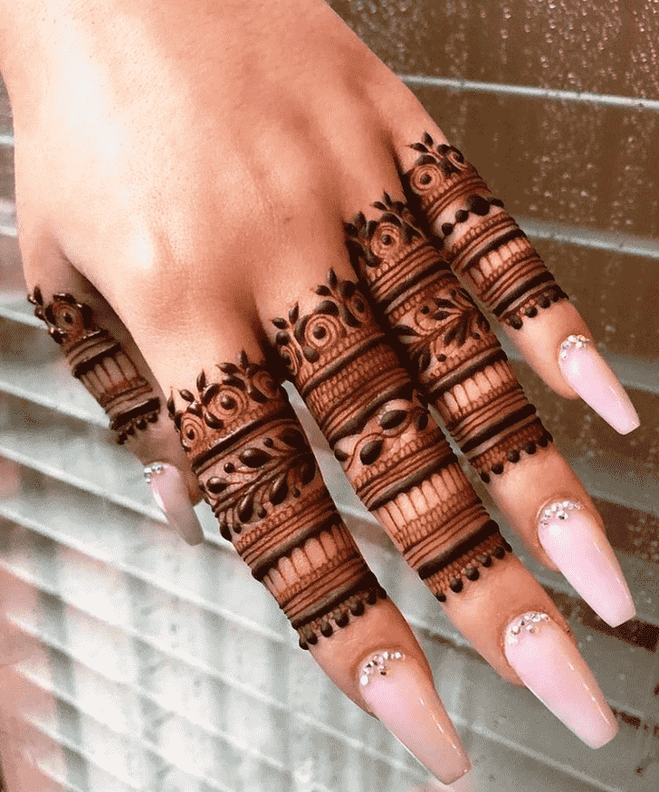 Fascinating Marwari Henna Design
