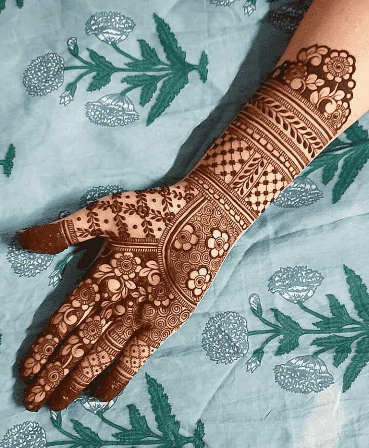 Pretty Marwari Henna Design