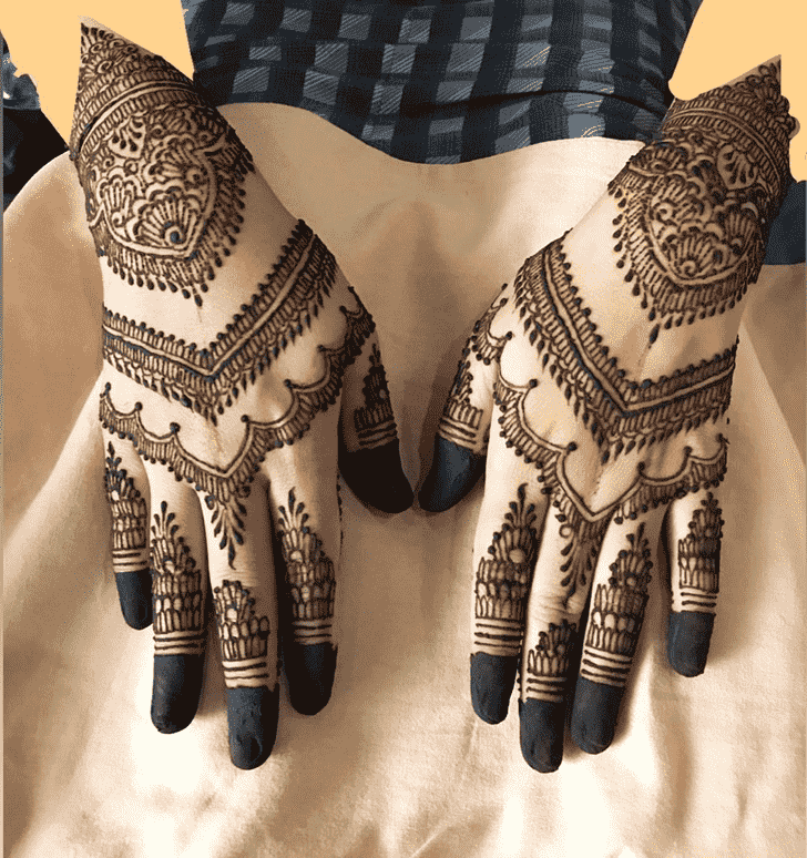Bewitching Massachusetts Henna Design