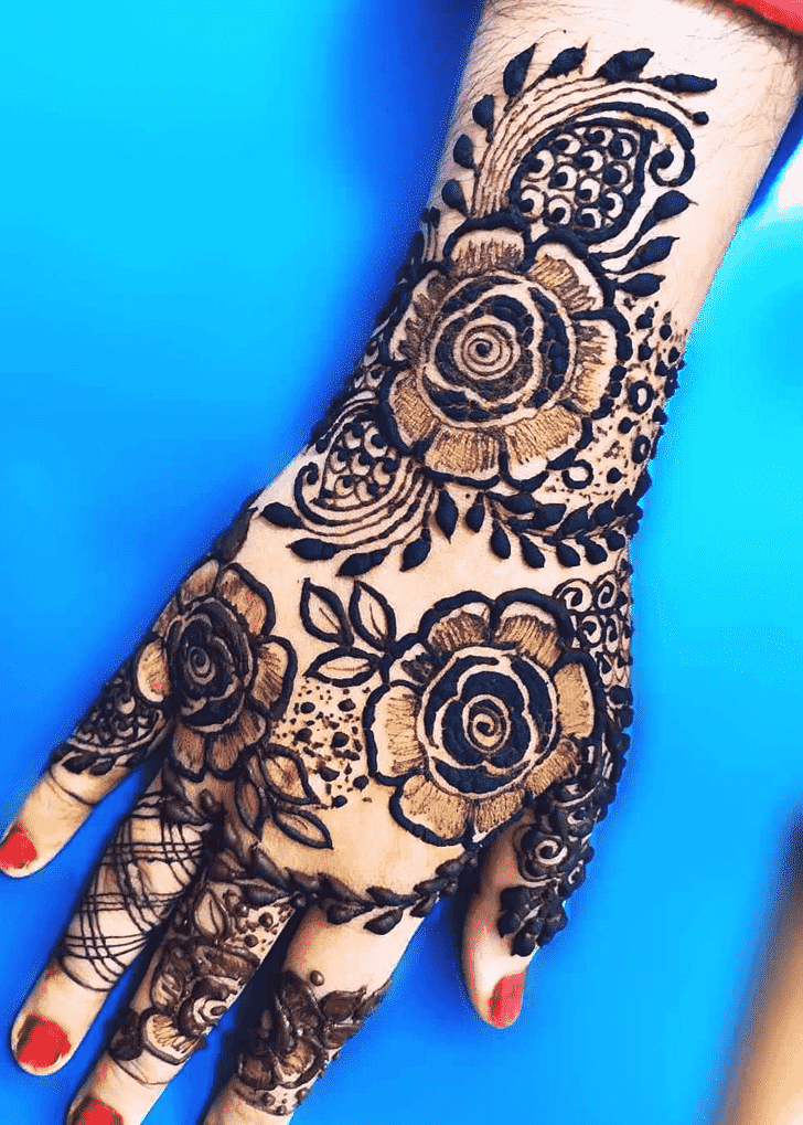 Awesome Meena Sankranti Henna Design