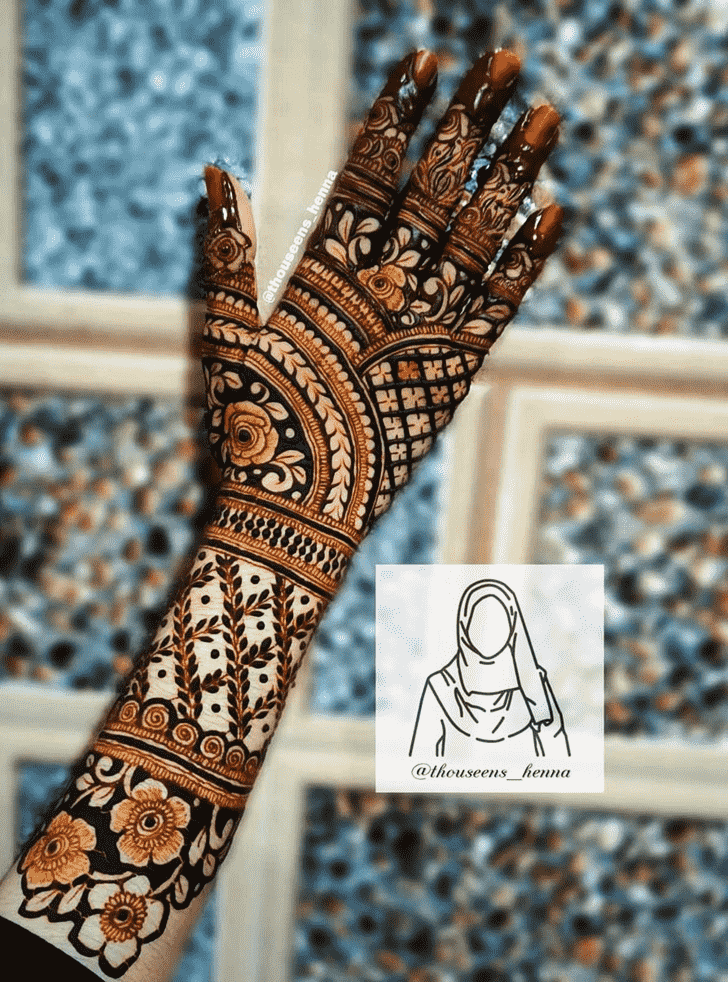 Ideal Meena Sankranti Henna Design