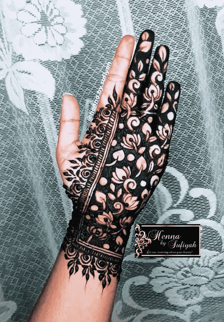 Marvelous Meena Sankranti Henna Design