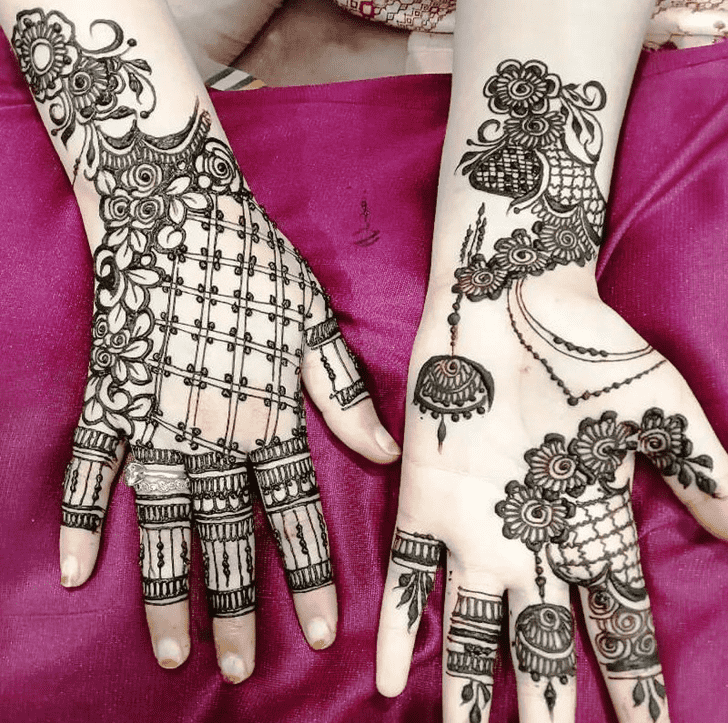 Bewitching Mehndi Art Henna Design