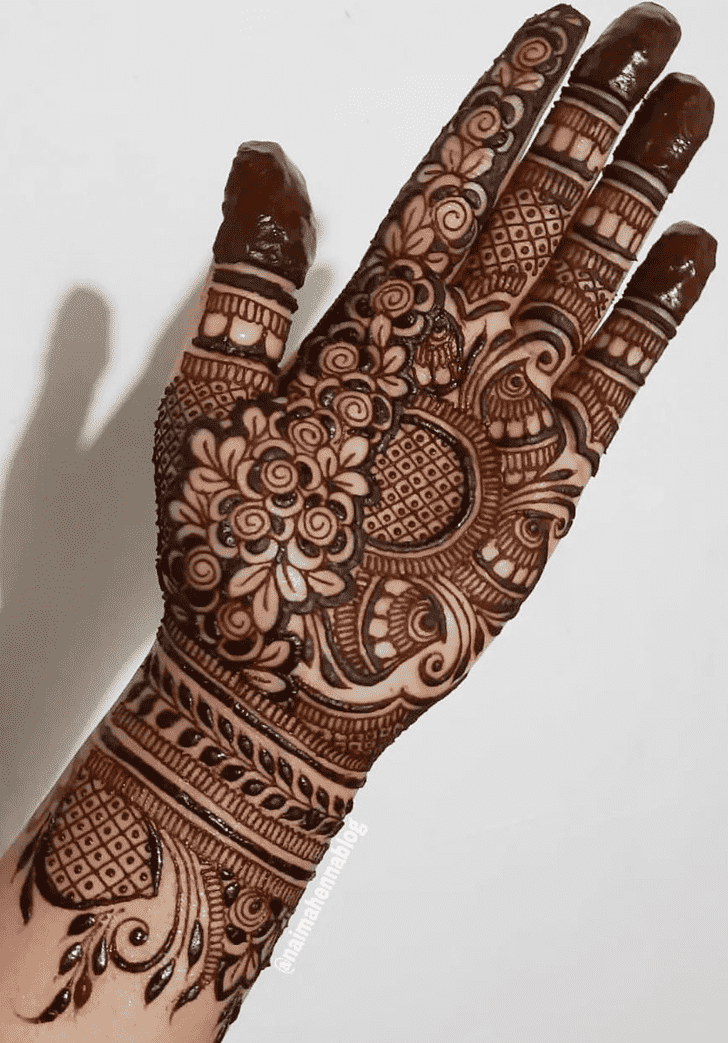 Pleasing Mehndi Art Henna Design