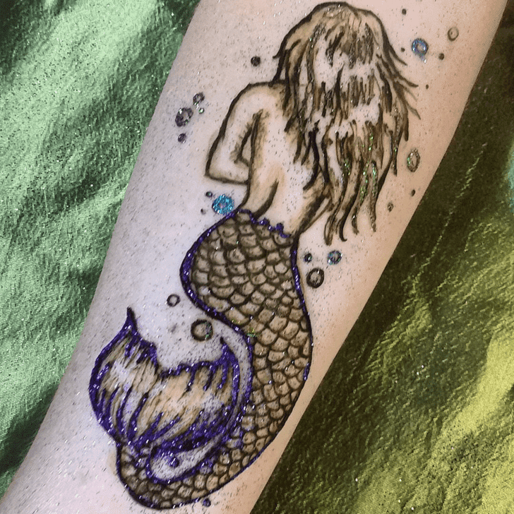 Bewitching Mermaid Henna Design