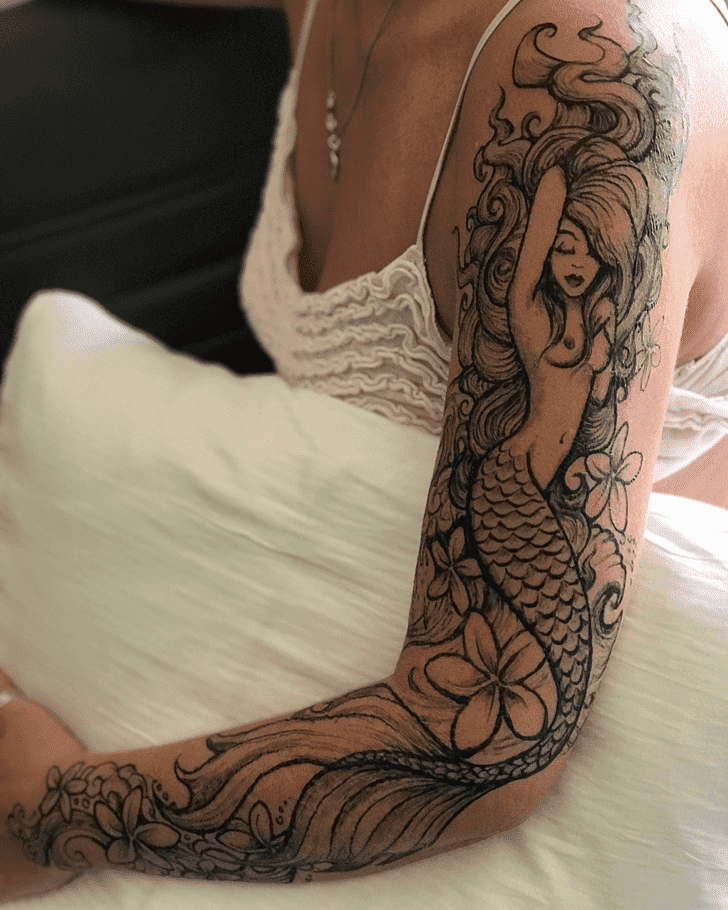 Fetching Mermaid Henna Design