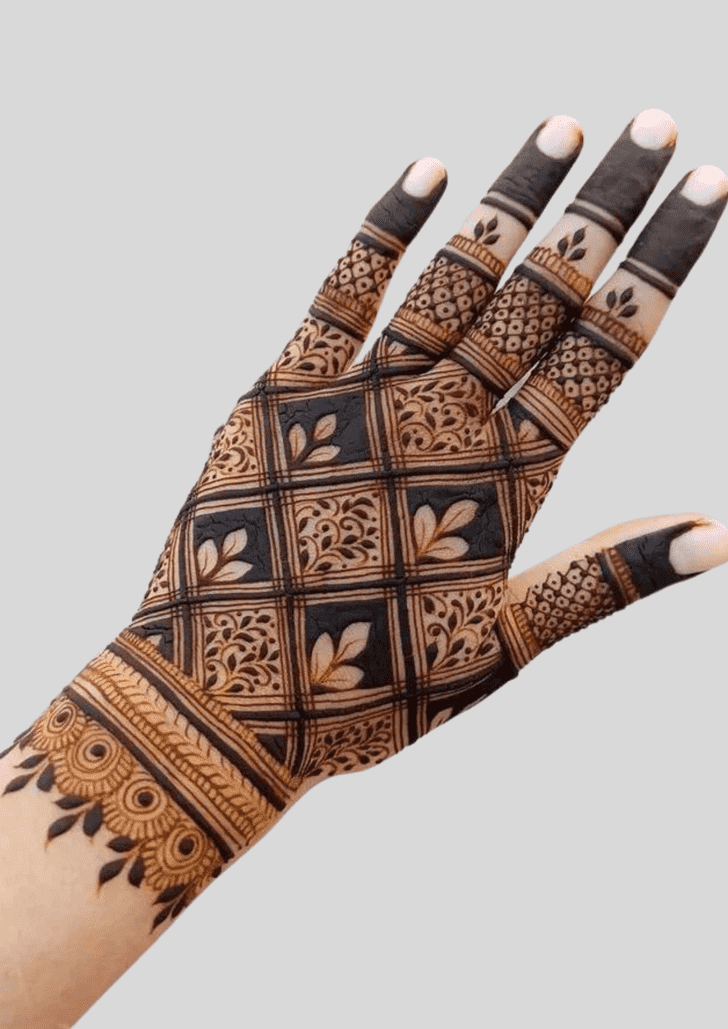Refined Mexico Henna Design