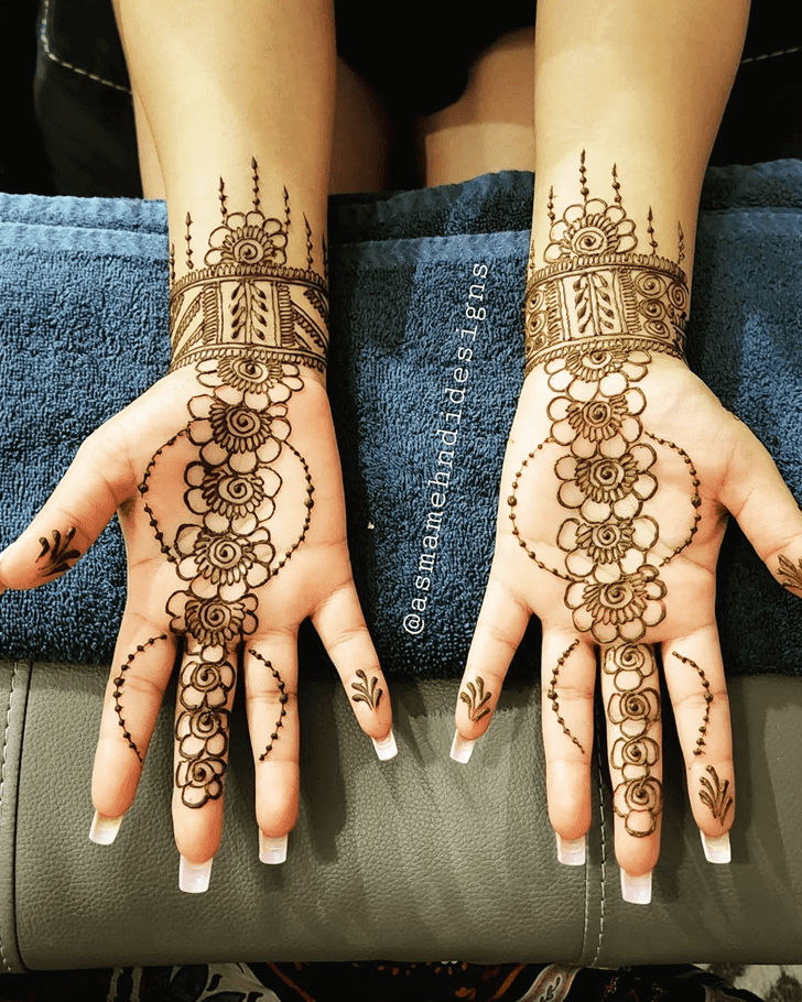 Pleasing Milan Henna Design