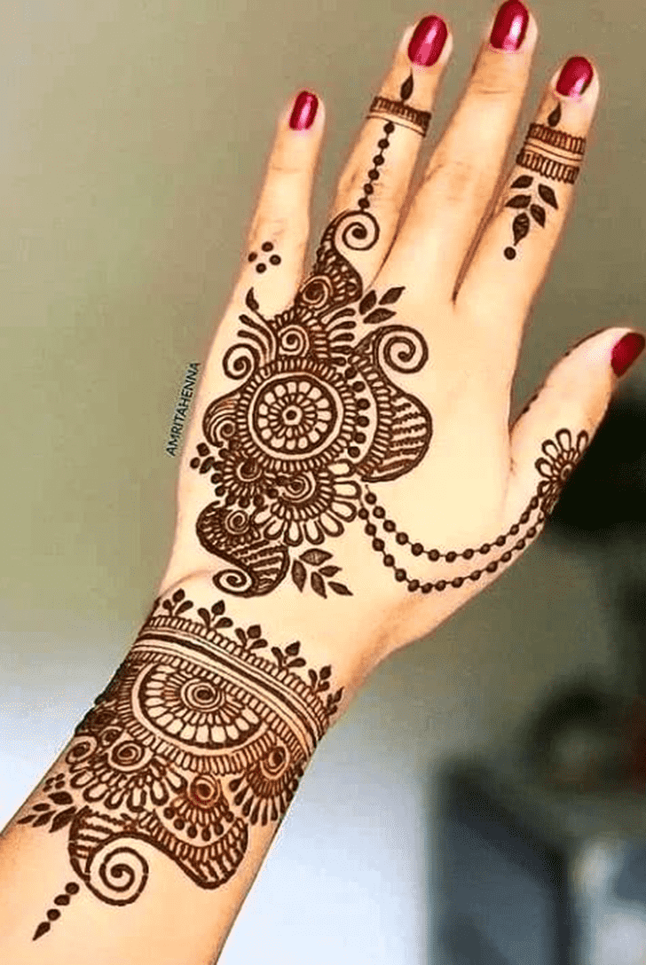 Arm Moroccan Henna Design