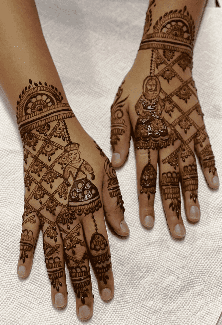 Gorgeous Moroccan Henna Design