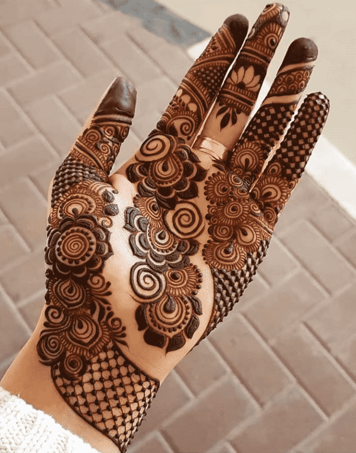 Enticing Mughlai Henna Design