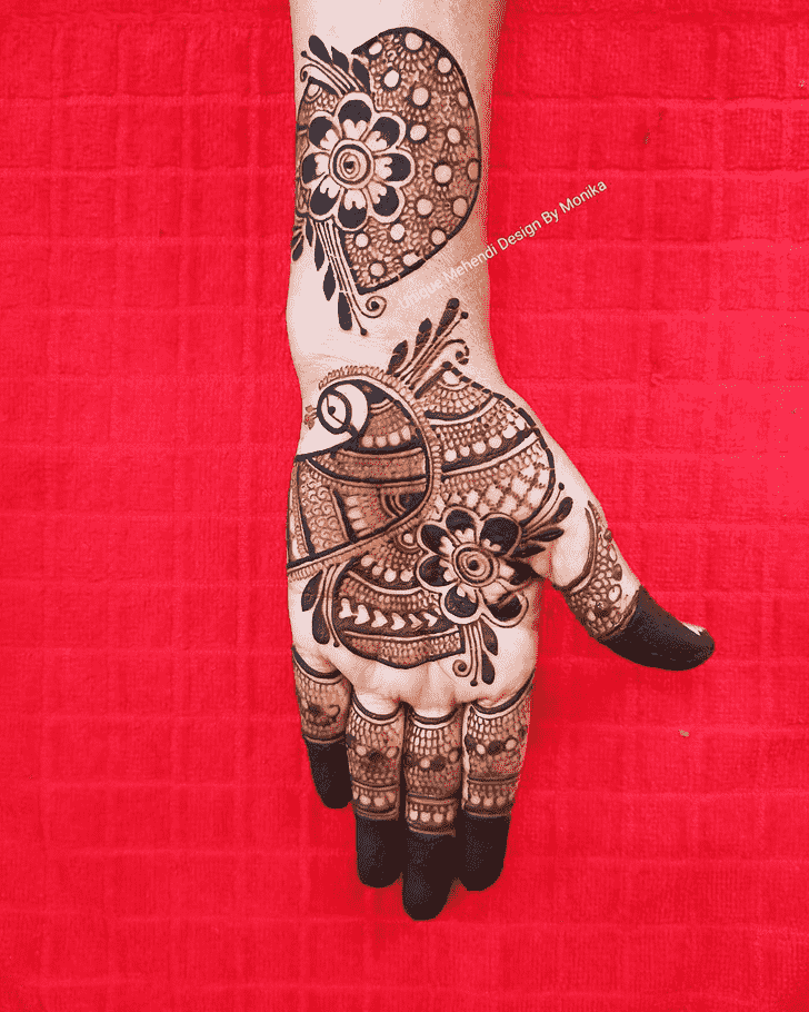 Marvelous Mughlai Henna Design
