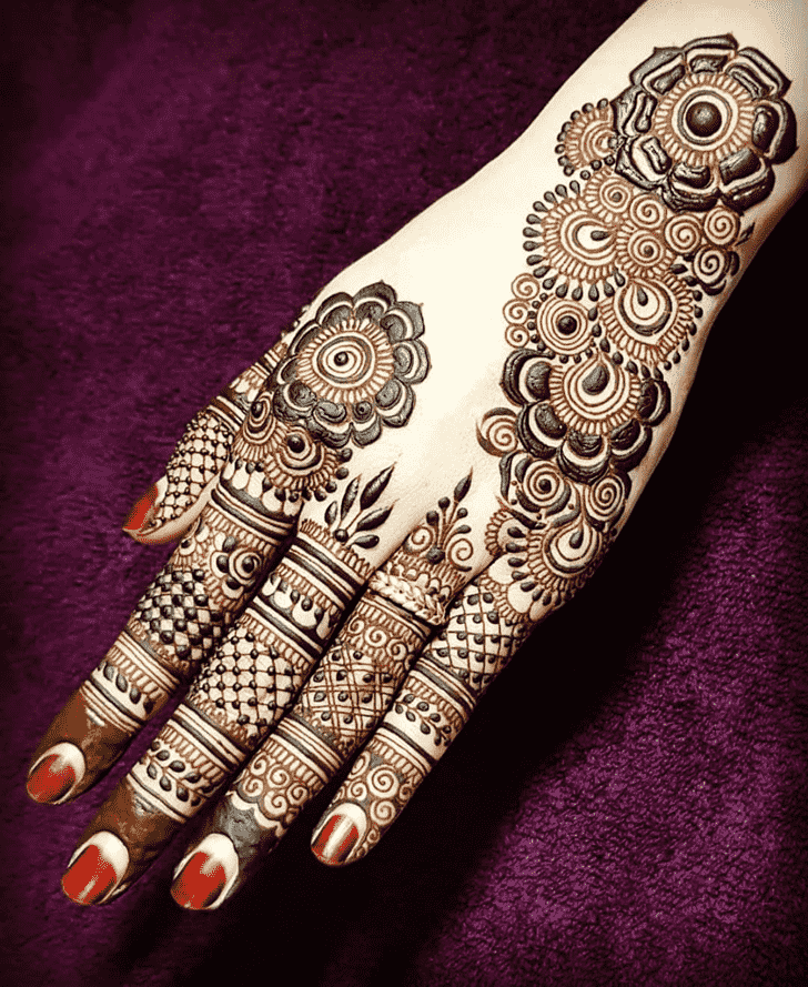 Stunning Mughlai Henna Design